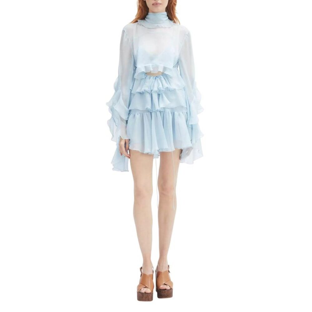 Bardot Womens/Ladies Anyssa Mini Dress / Soft Blue